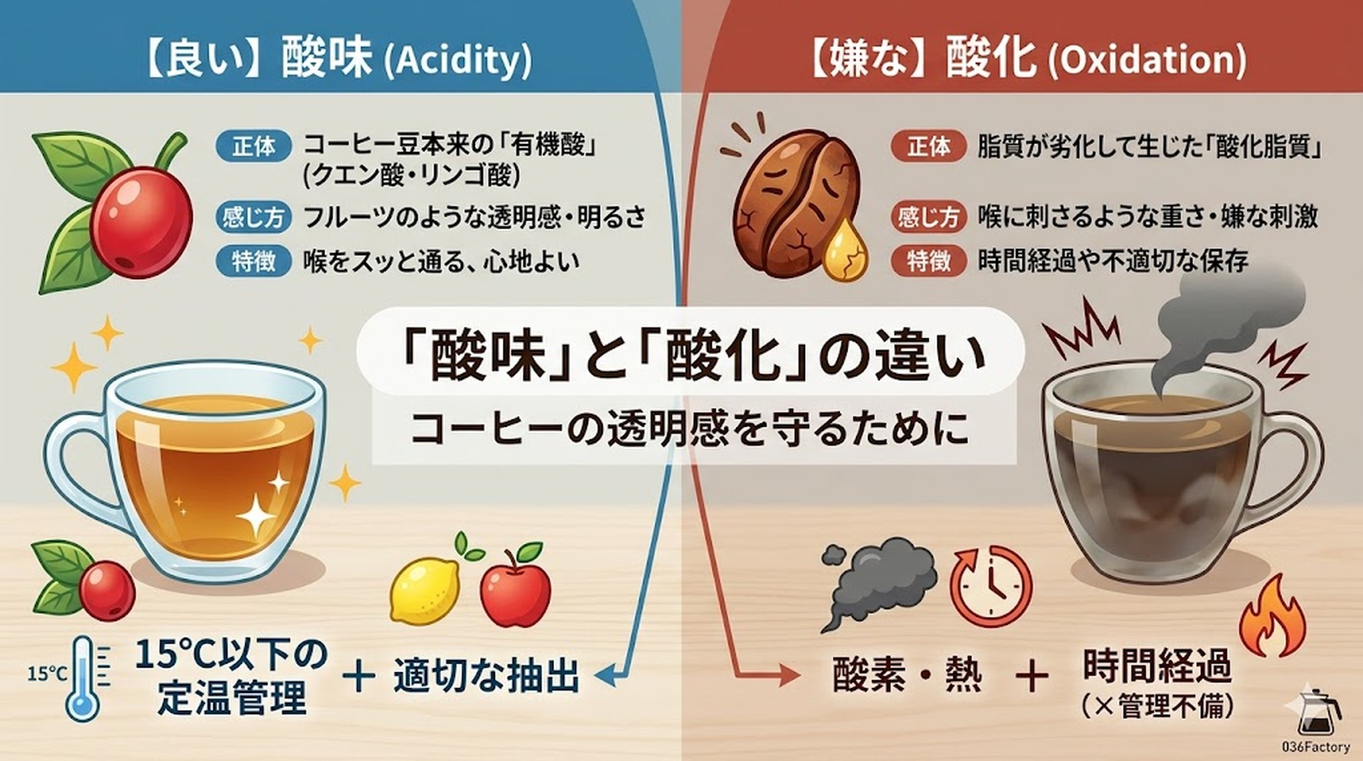 酸味と酸化