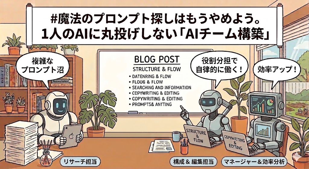 魔法のプロンプト探しはやめよう